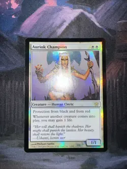 Auriok Champion: 2004 Magic the Gathering - Fifth Dawn Foil - Image 3