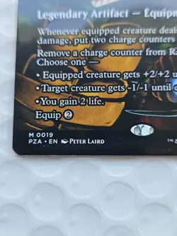 Raph's Jitte (Borderless) TMNT, Magic the Gathering, MTG **NEW** - Image 3