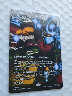 Raph's Jitte (Borderless) TMNT, Magic the Gathering, MTG **NEW** - Image 4