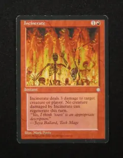 MTG INCINERATE RED Instant Ice Age - Image 1
