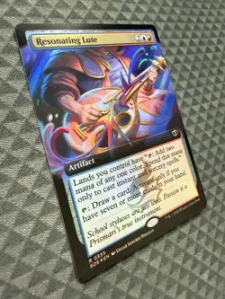 MTG Resonating Lute #0355 Foil Extended Art Rare Secrets of Strixhaven (SOS) - Image 3