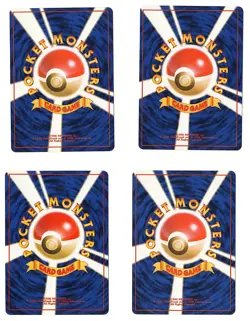 LOT OF FOUR (4) VINTAGE JAPANESE POKEMON CARDS HOLO RARE W/ CHARIZARD & MOLTRES - Image 2