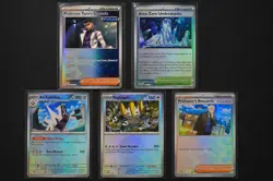 Prismatic Evolutions Poke Ball Pattern Lot Pokemon TCG 5 Cards - Image 1