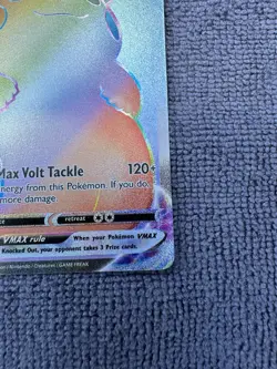 Pikachu VMAX Vivid Voltage Rainbow Rare 188/185 Secret Pokemon Card - Image 5