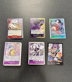 One Piece TCG | 60 Card Lot Various Halos Super Rares Leaders Uncommons Commons - Image 2