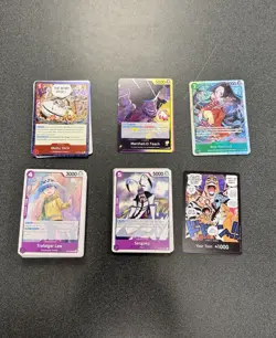 One Piece TCG | 60 Card Lot Various Halos Super Rares Leaders Uncommons Commons - Image 3
