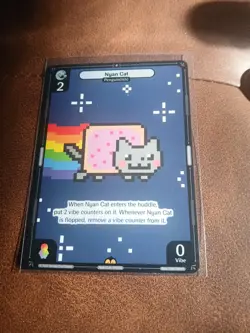 Vibes TCG Nyan Cat - NON-FOIL - Legend of the Lils Card # 151 2025 - Image 2