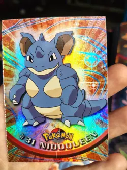 Topps TV Animation Edition Nidoqueen #31 English Pokemon Card Holo - Image 2