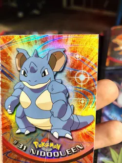 Topps TV Animation Edition Nidoqueen #31 English Pokemon Card Holo - Image 4