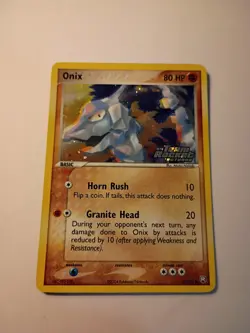 Onix 69/109 EX Team Rocket Returns Reverse Holo Stamped Pokemon TCG - Image 1
