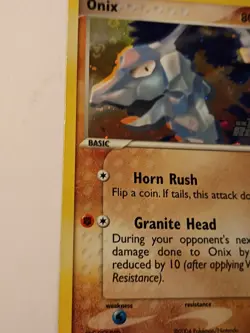 Onix 69/109 EX Team Rocket Returns Reverse Holo Stamped Pokemon TCG - Image 3