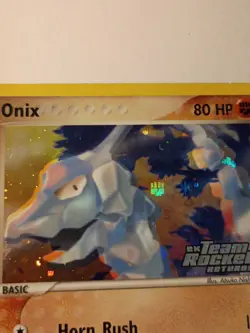 Onix 69/109 EX Team Rocket Returns Reverse Holo Stamped Pokemon TCG - Image 5