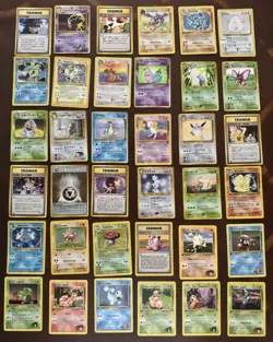 Vintage Pokemon TCG 36 Card Lot Gym/Holo/Japanese/Trainer/Energy - Image 1