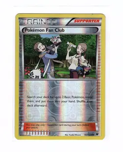 Pokemon Fan Club 107/124 Fates Collide Reverse Holo - Pokemon Card - Image 1