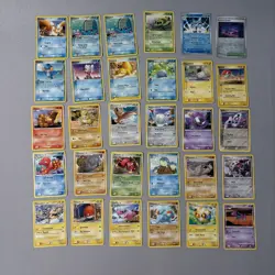 Vintage Pokemon Card Lot 30 Cards WOTC DP Platinum HGSS Commons Uncommons Bulk - Image 1