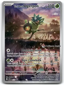 Teal Mask Ogerpon - 123 (Pokemon Center Exclusive) Scarlet & Violet Promo - Image 1