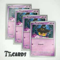 Pumpkaboo 040/086 x4 Playset 4x Pokemon TCG ME04 Chaos Rising CRI - 4 Card Set - Image 1