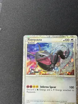 Rayquaza (Shiny) SL10 Call of Legends Holo Moderately Played (MP) Pokemon Card - Image 2