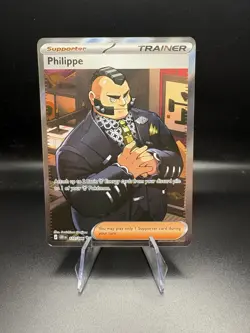 Philippe 110/086 Full Art Trainer Supporter Pokemon Card NM Chaos Rising - Image 1