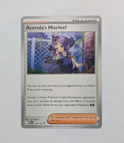 Acerola's Mischief 113/132 LP Mega Evolution Pokemon TCG English - Image 1