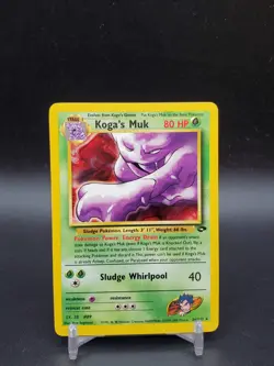 Koga’s Muk 26/132 Gym Challenge NM Pokemon Card - Image 1