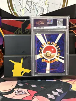 1997 POKEMON JPN ROCKET #135 DARK JOLTEON PSA 8 - Image 2