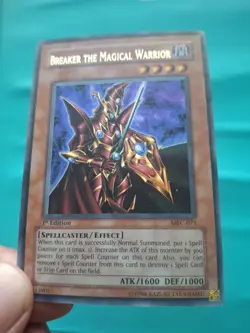 Yugioh Card - Breaker The Magical Warrior 1st Edition MFC-071 Ultra Rare MP - Image 1