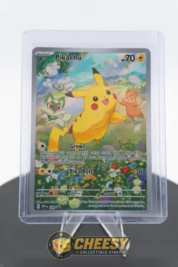 Pikachu SVP088 Scarlet & Violet Black Star Promo Cosmos Holo NM Pokemon Card - Image 1