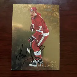 1998-99 Be A Player Autographs Gold #200 Kris Draper AUTO Red Wings - Image 1