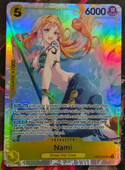 Nami (053) SR Extra Booster: One Piece Heroines Edition EB03-053 *LP Small dent - Image 1
