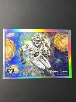 NFL Cosmic Chrome - Ashton Jeanty Stars in the Night #STN-4 LV Raiders - Image 1