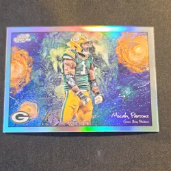 2025 Topps Cosmic Chrome Micah Parsons Stars in the Night #STN-24 Packers NFL - Image 1