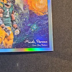 2025 Topps Cosmic Chrome Micah Parsons Stars in the Night #STN-24 Packers NFL - Image 4