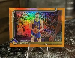 2025-26 Topps QUINTEN POST #/25 True ORANGE RAINBOW FOIL GS Warriors - Image 1