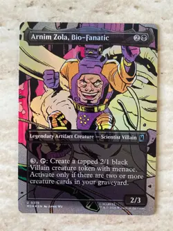 Arnim Zola, Bio-Fanatic - Marvel Super Heroes (MSH) - Borderless - Foil - MTG - Image 1