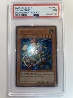 D.D. Warrior TP7-EN001 PSA 9 Mint Ultra Rare YuGiOh - Image 1
