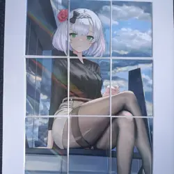 Goddess Story Cherry Blossom Kiss 2 - Puzzle 2 - Middle Right Piece -Anime Card - Image 3