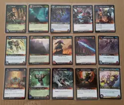 World Of Warcraft TCG Rare And Epic Card Lot - Image 1