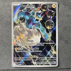 Thundurus 209 Sv: Scarlet & Violet Promo Cards Holo (2 Small Creases - See pics) - Image 1