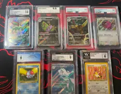 Pokemon Graded Cards Lot of 7 - Image 1