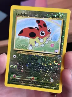 Ledyba Southern Islands 7/18 Reverse Holo Pokemon Card NM/LP+ - Image 3