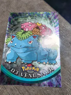 Venusaur #03 Foil Topps Blue Logo Holo 1999 Pokemon Trading Card LP - Image 3