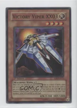 SR - Victory Viper XX03 1st Ed. YuGiOh Enemy of Justice #EOJ-EN011 2006 READ - Image 1