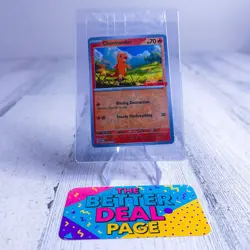 Pokemon Charmander 004/165 GameStop Exclusive Promo Stamp SEALED Reverse Holo - Image 1