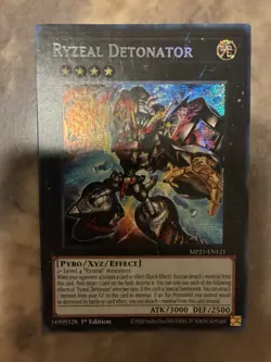 Yugioh! TCG - Ryzeal Detonator - Prismatic Secret Rare - MP25-EN121 - Image 1