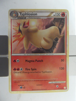 056PK032 - Typhlosion- 32/123 - HeartGold & SoulSilver - Rare * - Image 1