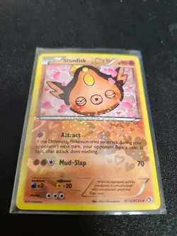 Pokemon TCG Stunfisk RC12/RC25 Legendary Treasures Holo Uncommon Card MP - Image 1
