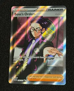 Boss's Orders 256/217 Secret Rare Full Art Holo Ascended English Corbeau - Image 1