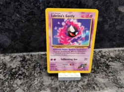 Pokemon Gym Challenge 97/132 Sabrina's Gastly (Lv. 10) Trading Card - Image 1