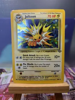 Jolteon 4/64 Jungle Holo Rare Unlimited 70 HP English - Image 1